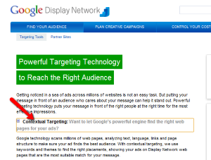 Google has announced a new service that enables Display ad partners to promote their products and services based on contextual relevancy. The company is allowing businesses to specify not only keywords, but also topics that fit their products and services. Google has announced a new service that enables Display ad partners to promote their products and services based on contextual relevancy. The company is allowing businesses to specify not only keywords, but also topics that fit their products and services.
