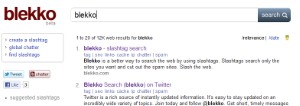Blekko has announced it will power Flipboard searches to help readers discover RSS content by keyword.