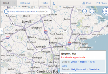 Bing announced on Wednesday that it has added social, email and text message sharing buttons to Maps to allow users to send them to friends and contacts easier. Bing announced on Wednesday that it has added social, email and text message sharing buttons to Maps to allow users to send them to friends and contacts easier.