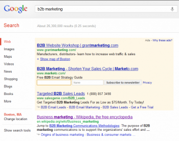 Google has added email marketing newsletter enrollment to its PPC capability, allowing users to signup for a company's content directly from the SERP. Google has added email marketing newsletter enrollment to its PPC capability, allowing users to signup for a company's content directly from the SERP.