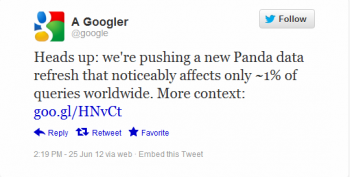 Google launched Panda 3.8 on Monday in another minor update for the company's algorithm. Google launched Panda 3.8 on Monday in another minor update for the company's algorithm.