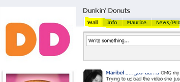 Facebook tabs Facebook tabs