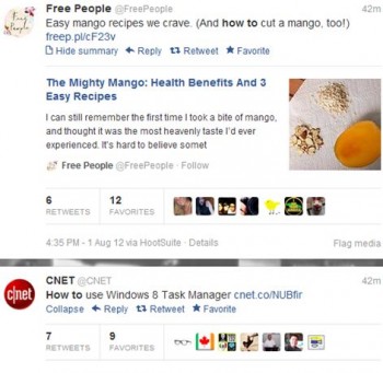 How-To headlines engage users by demonstrating a company's knowledge through a social network.