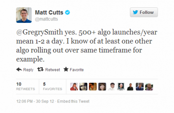This response from Matt Cutts shows that there is more to Google than Panda and Penguin. This response from Matt Cutts shows that there is more to Google than Panda and Penguin.