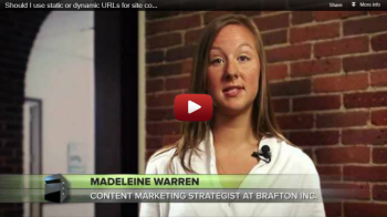 Madeleine Warren Content marketing tip video Oct 2012