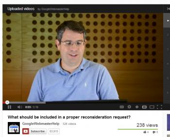 Matt Cutts explains how to get Google to reconsider websites Matt Cutts explains how to get Google to reconsider websites