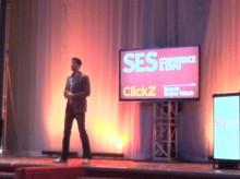 Hill Holliday's senior VP and director of social media Mike Proulx delivers a resounding keynote speech at SES NY about social TV.