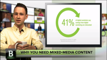 Brafton's Content and Coffee campaign talks digital marketing investments.