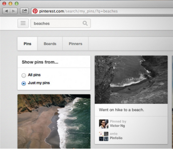 Pinterest search features Pinterest search features make social media content organization and discovery easy.