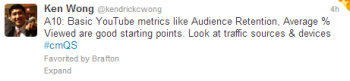 Ken Wong answers questions for Brafton's Twitter Chat.